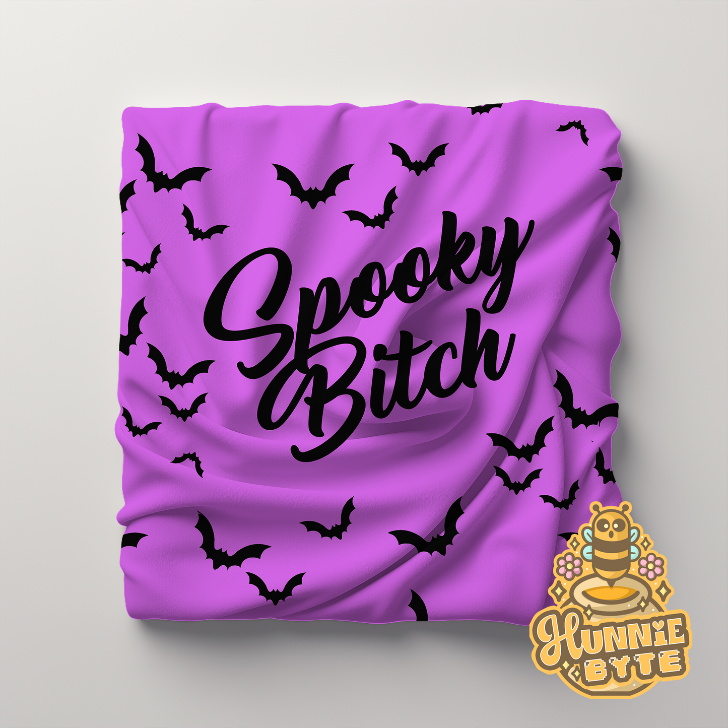 Spooky Bitch Purple Blanket