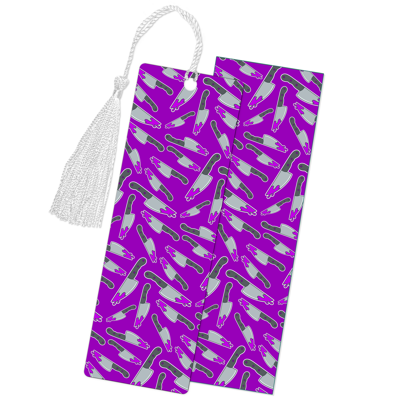 Stabby Knife Purple Bookmark