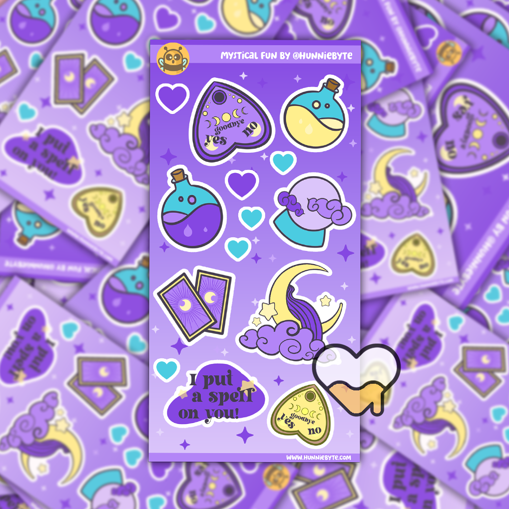 Mystical Fun Sticker Sheet
