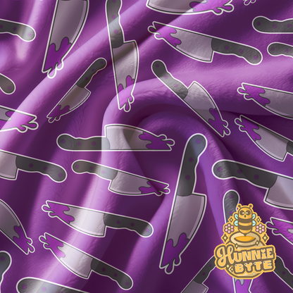 Purple Stabby Blanket