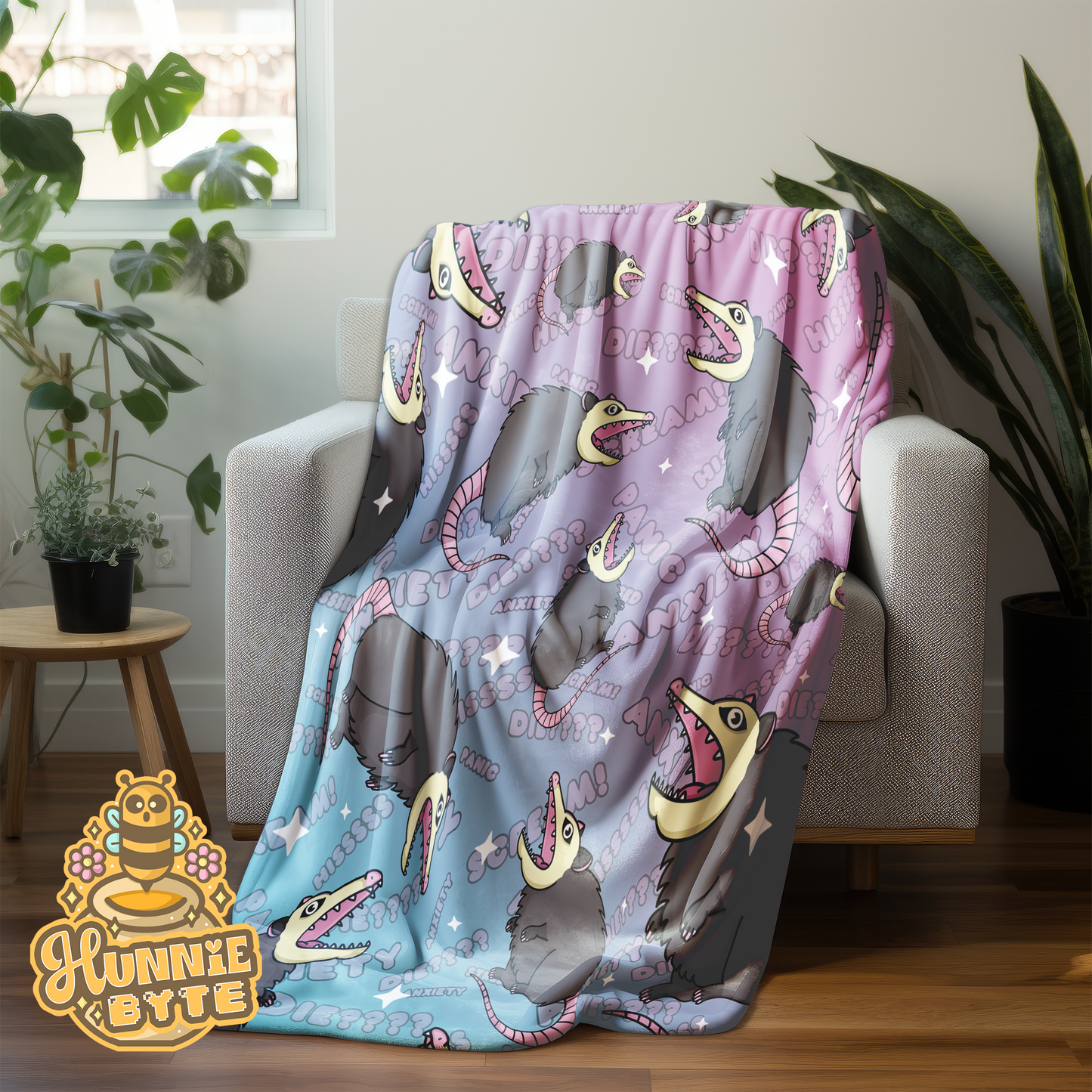 Anxious Possum Blanket