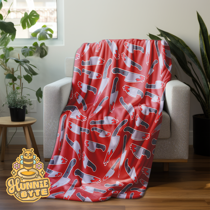 Red Stabby Blanket