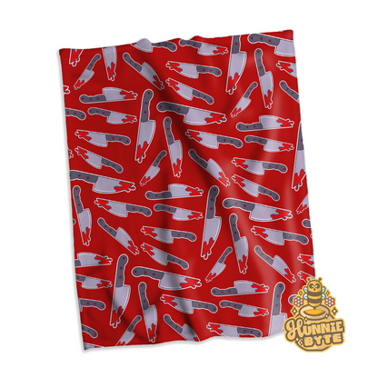 Red Stabby Blanket