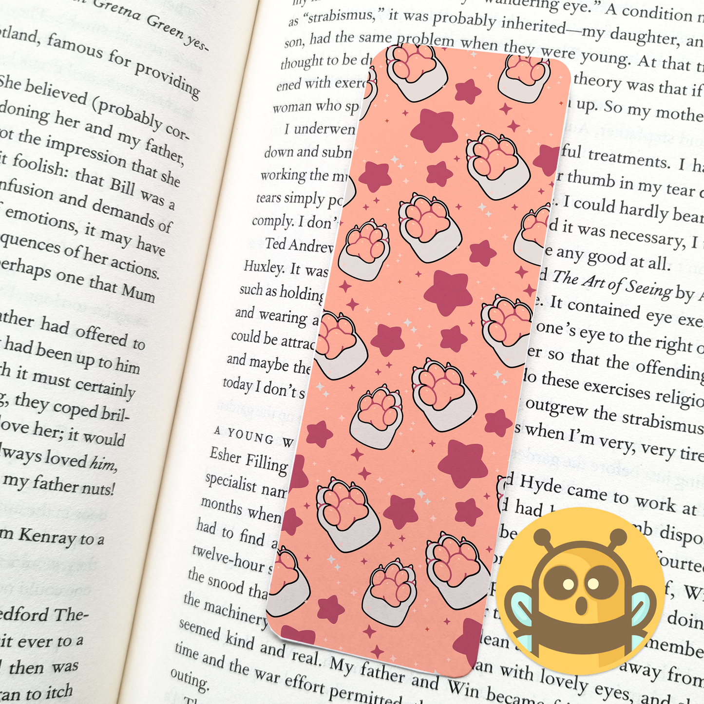 Kitty Paws Bookmark