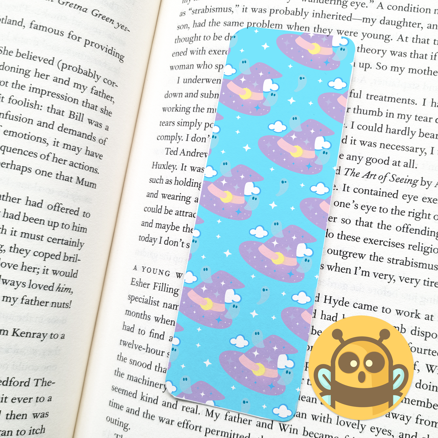 Pastel Witches Hat Bookmark