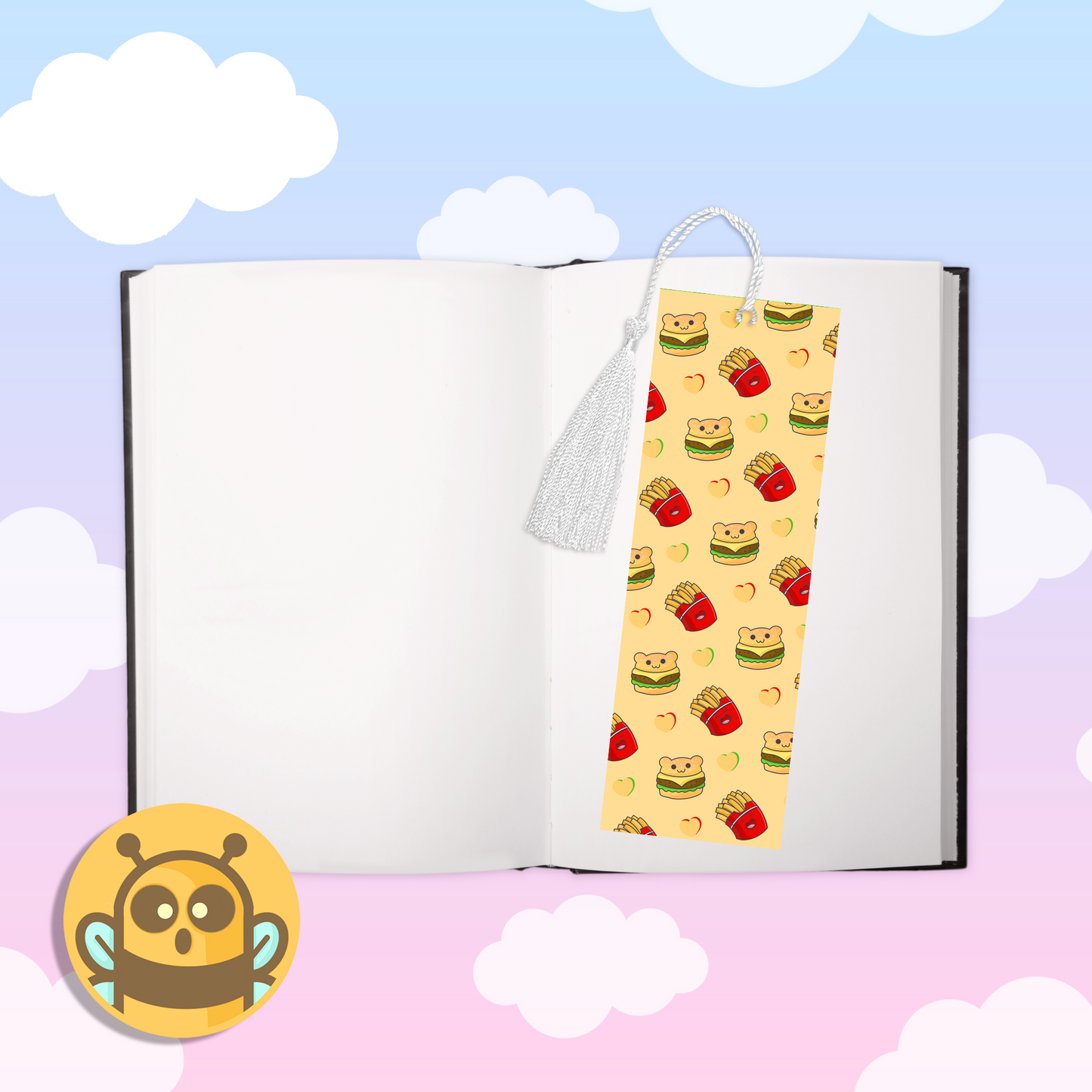 Burger and Fry Friends Bookmark