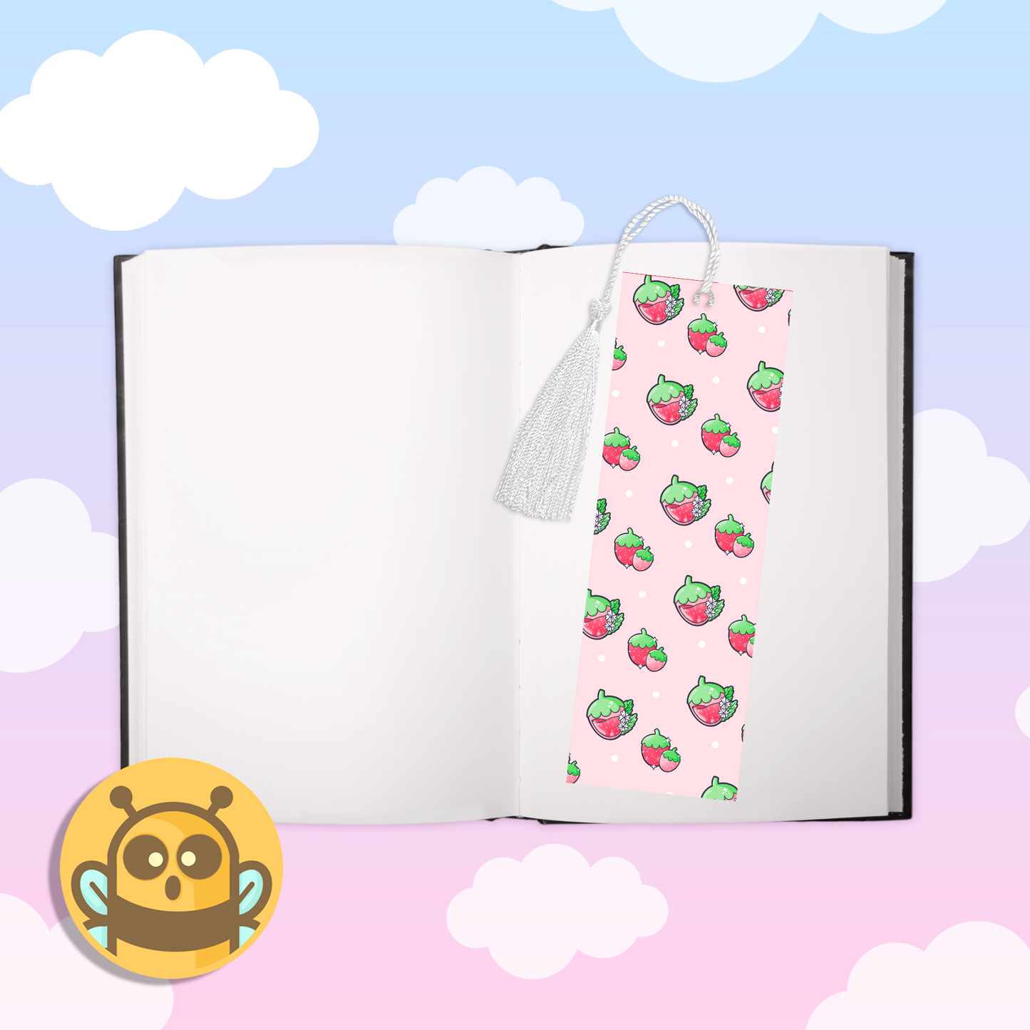 Juicy Strawberry Bookmark