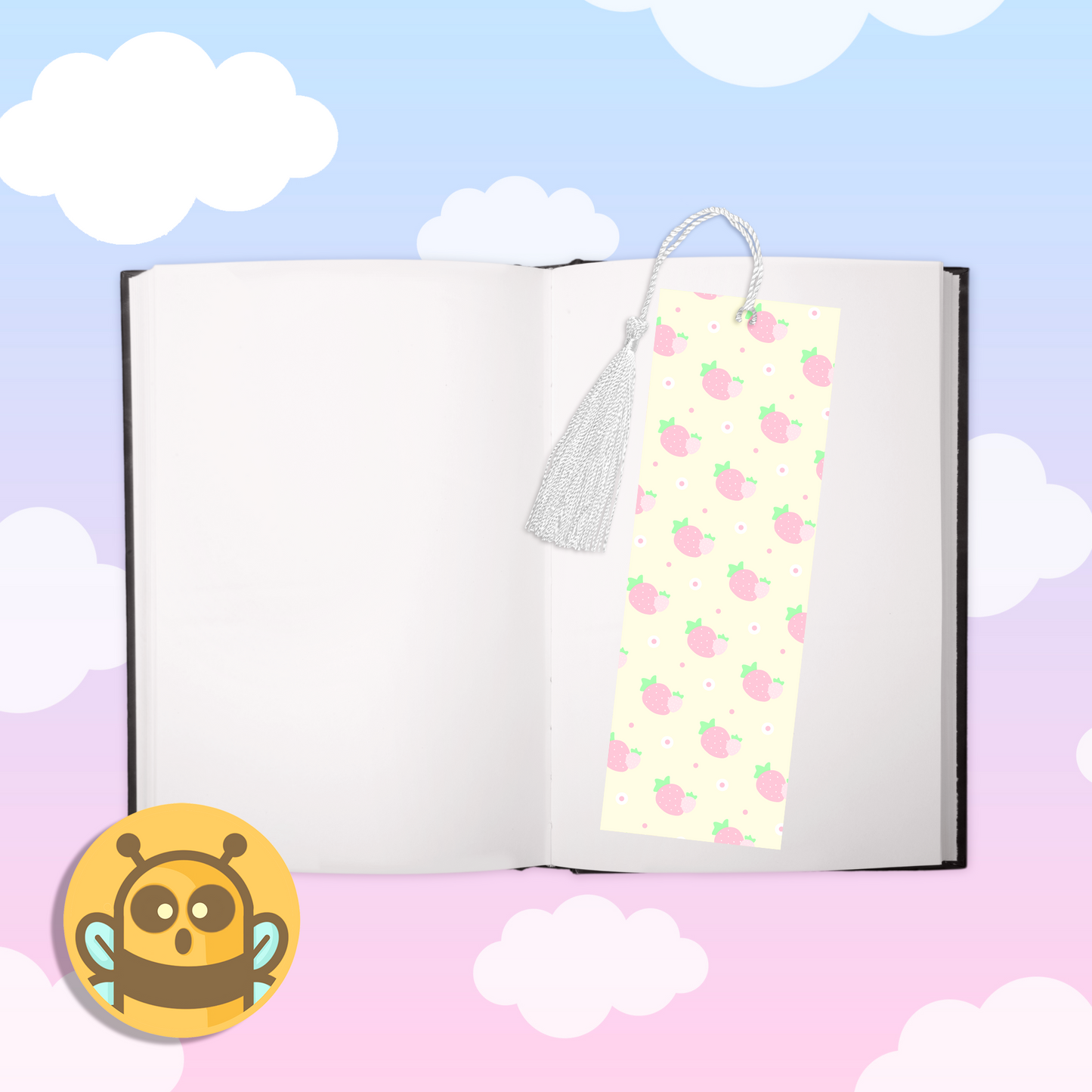 Dreamy Strawberry Bookmark