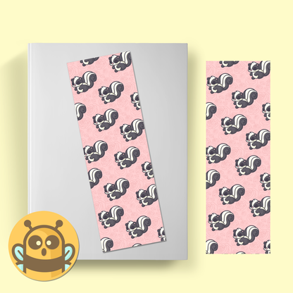 Skunks and Roses Bookmark