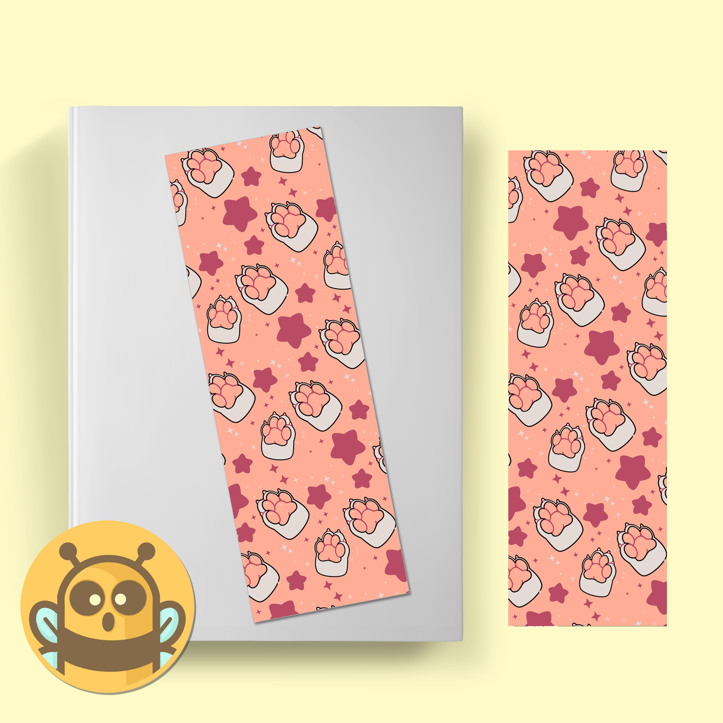 Kitty Paws Bookmark