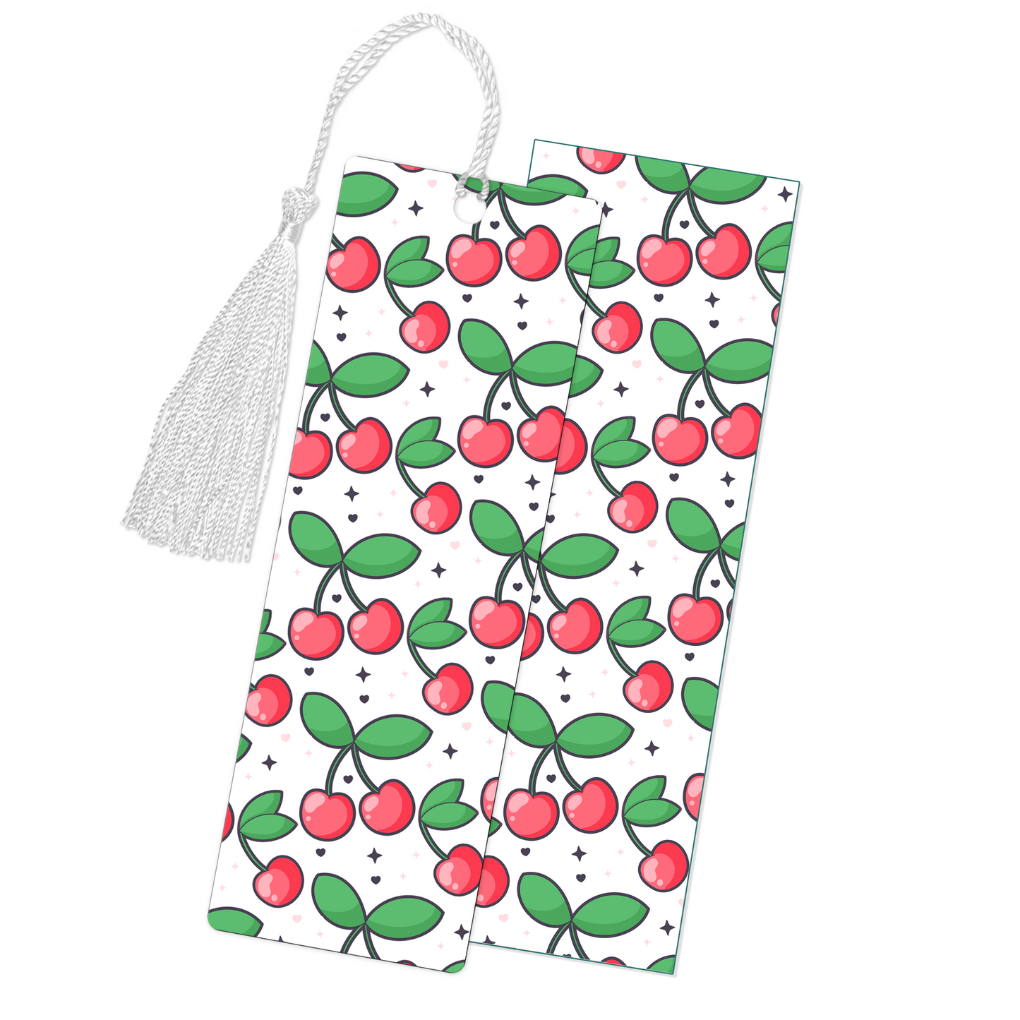 Juicy White Cherry Bookmark