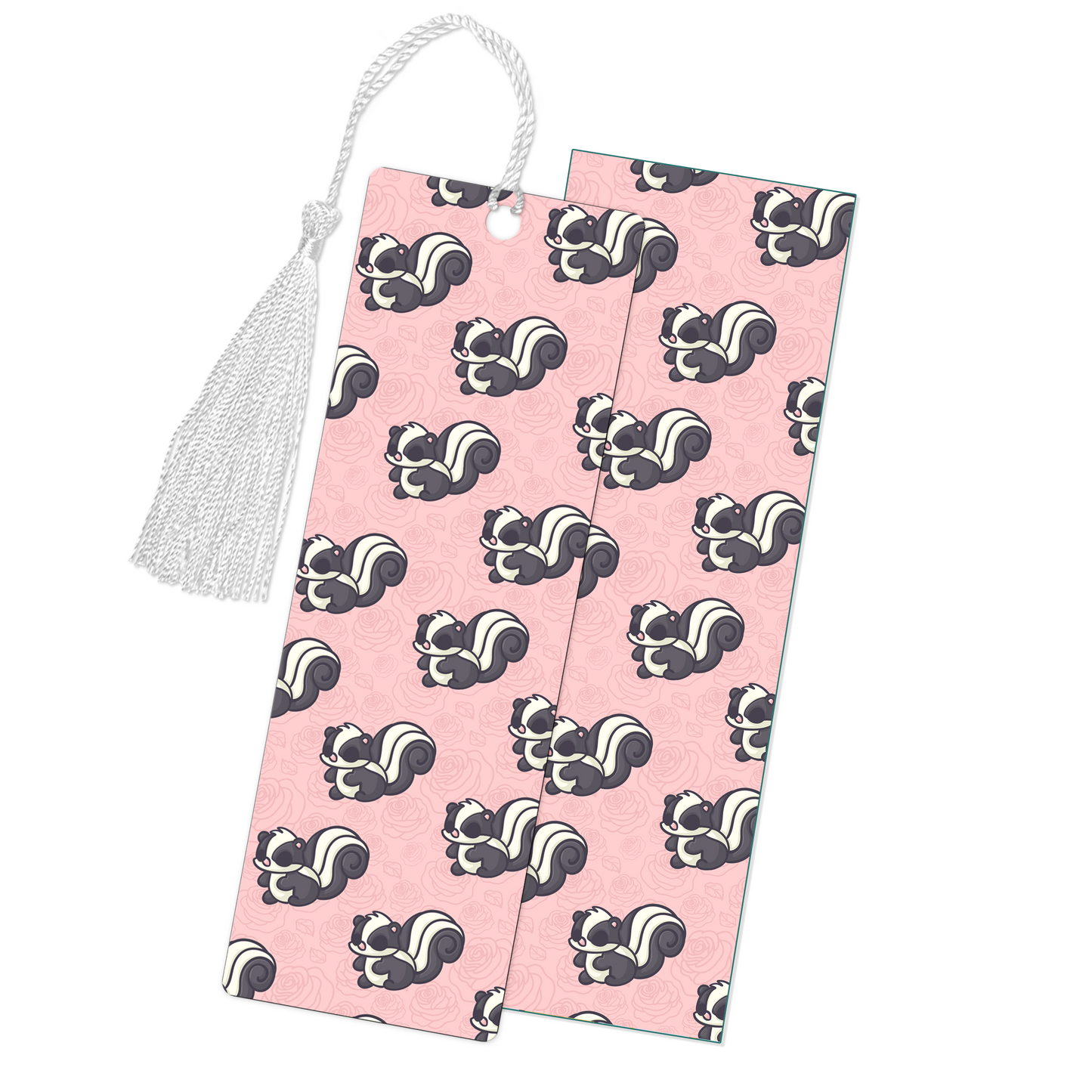 Skunks and Roses Bookmark