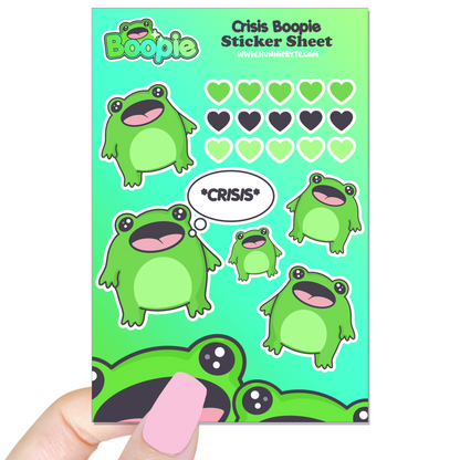 Boopie Crisis Sticker Sheet