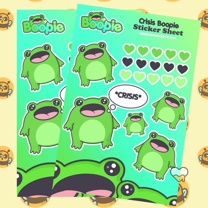 Boopie Crisis Sticker Sheet