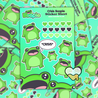 Boopie Crisis Sticker Sheet