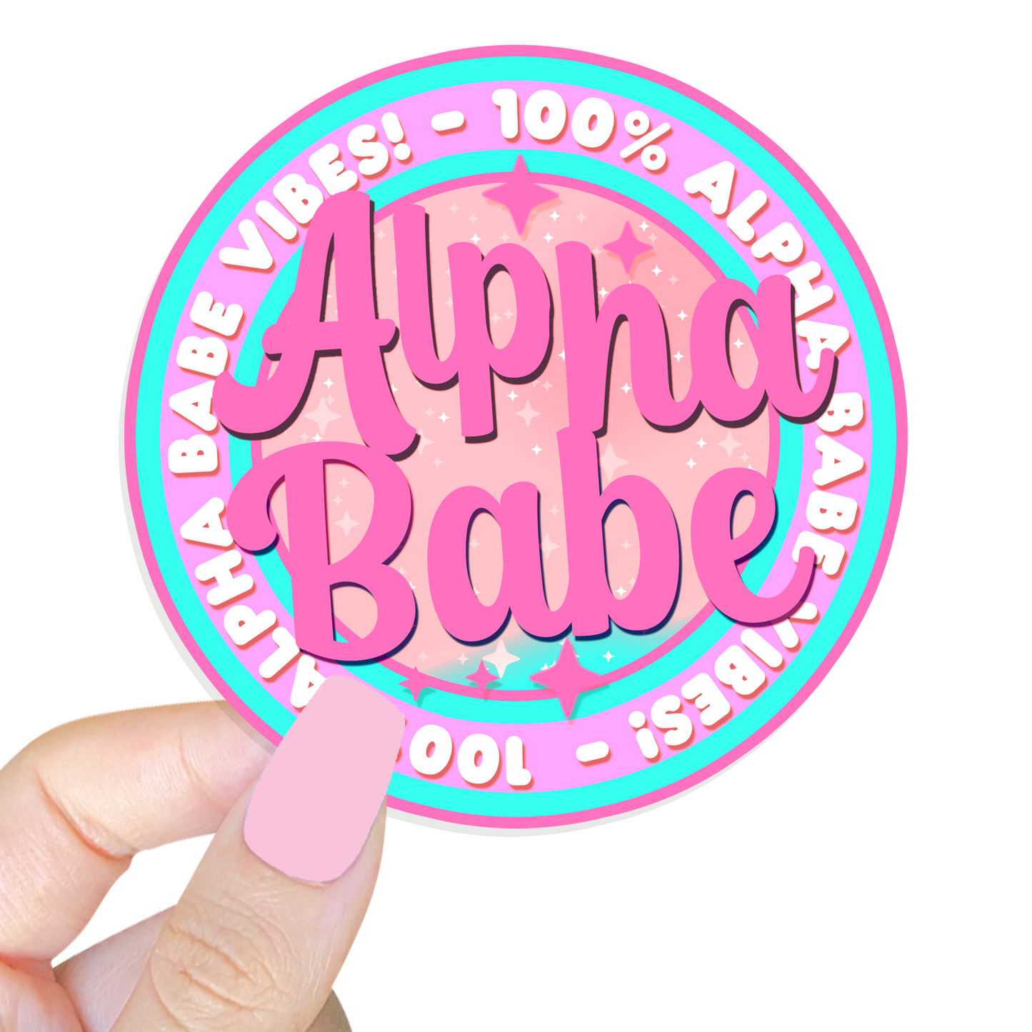 Alpha Babe Sticker