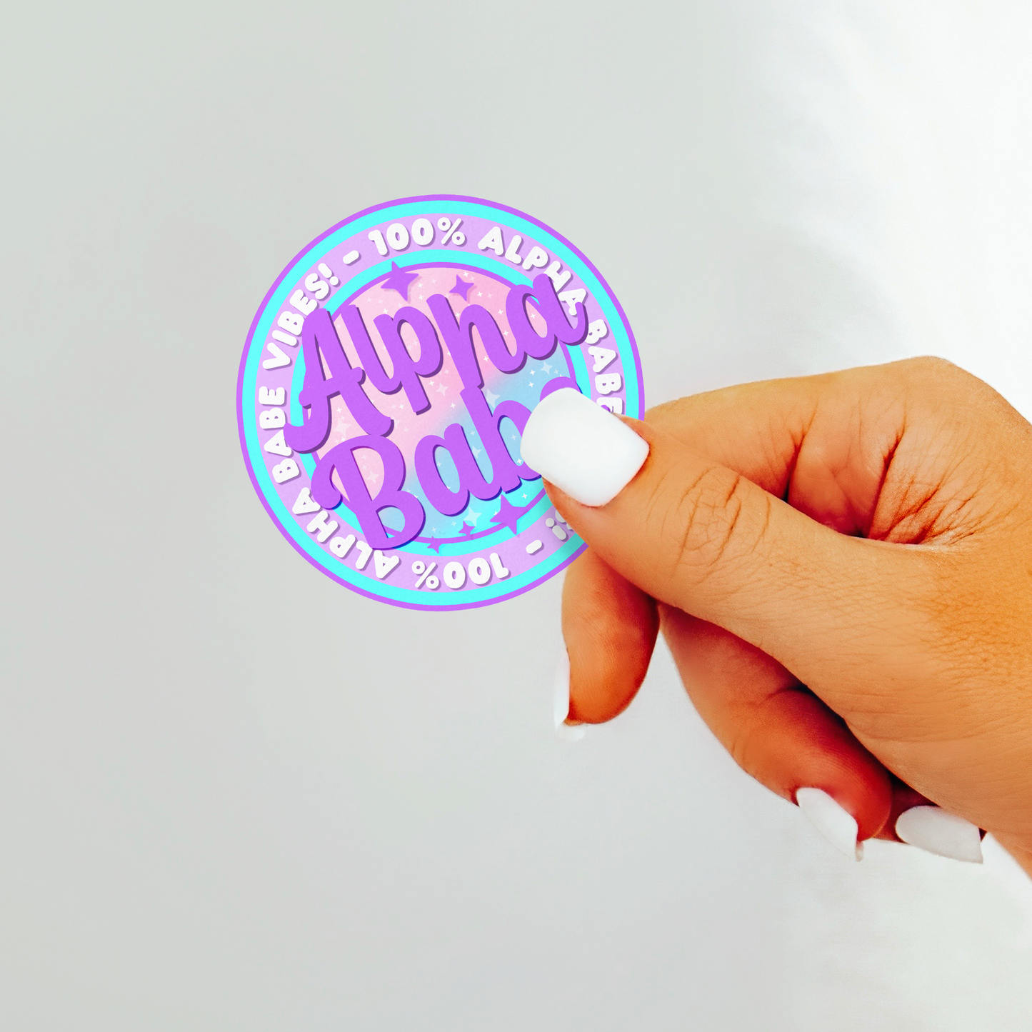 Alpha Babe Sticker