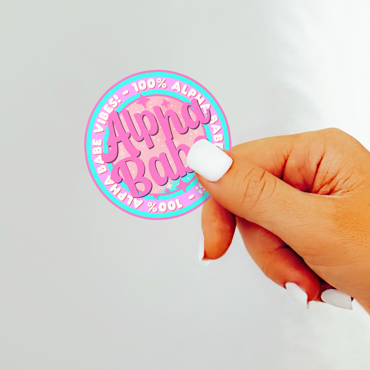 Alpha Babe Sticker