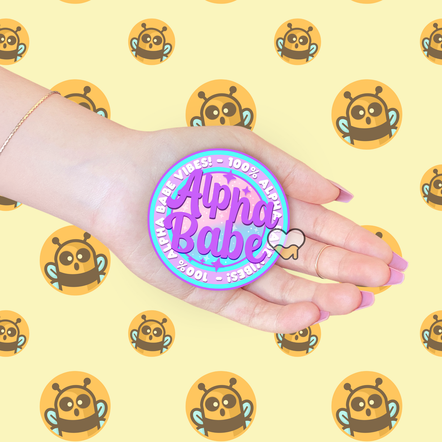 Alpha Babe Sticker