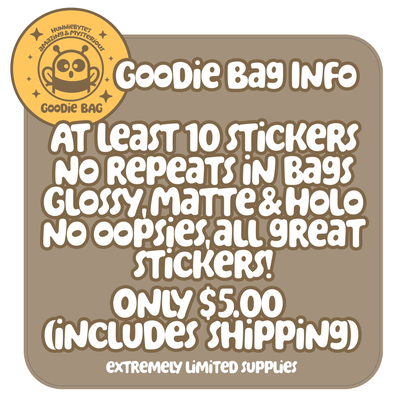 Mystery Sticker Goodie Bag - Limited Supplies
