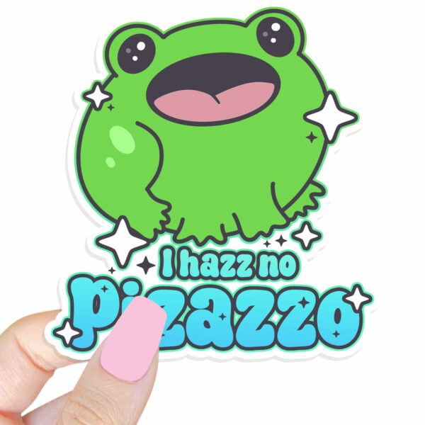 This image shows our adorable sticker finishes, Boopie No Pizazzo Sticker, which is available to purchase from HunnieByte.com