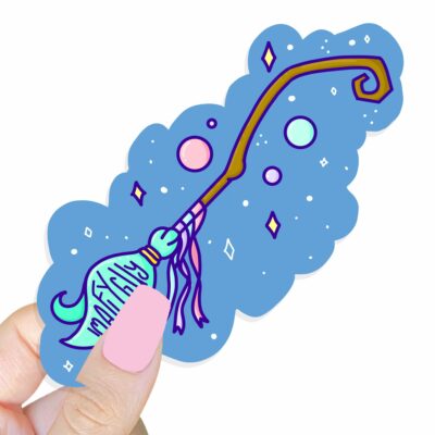 This image shows an adorable hand-drawn sticker, Im A Fly Guy Sticker, which is available to purchase from HunnieByte.com